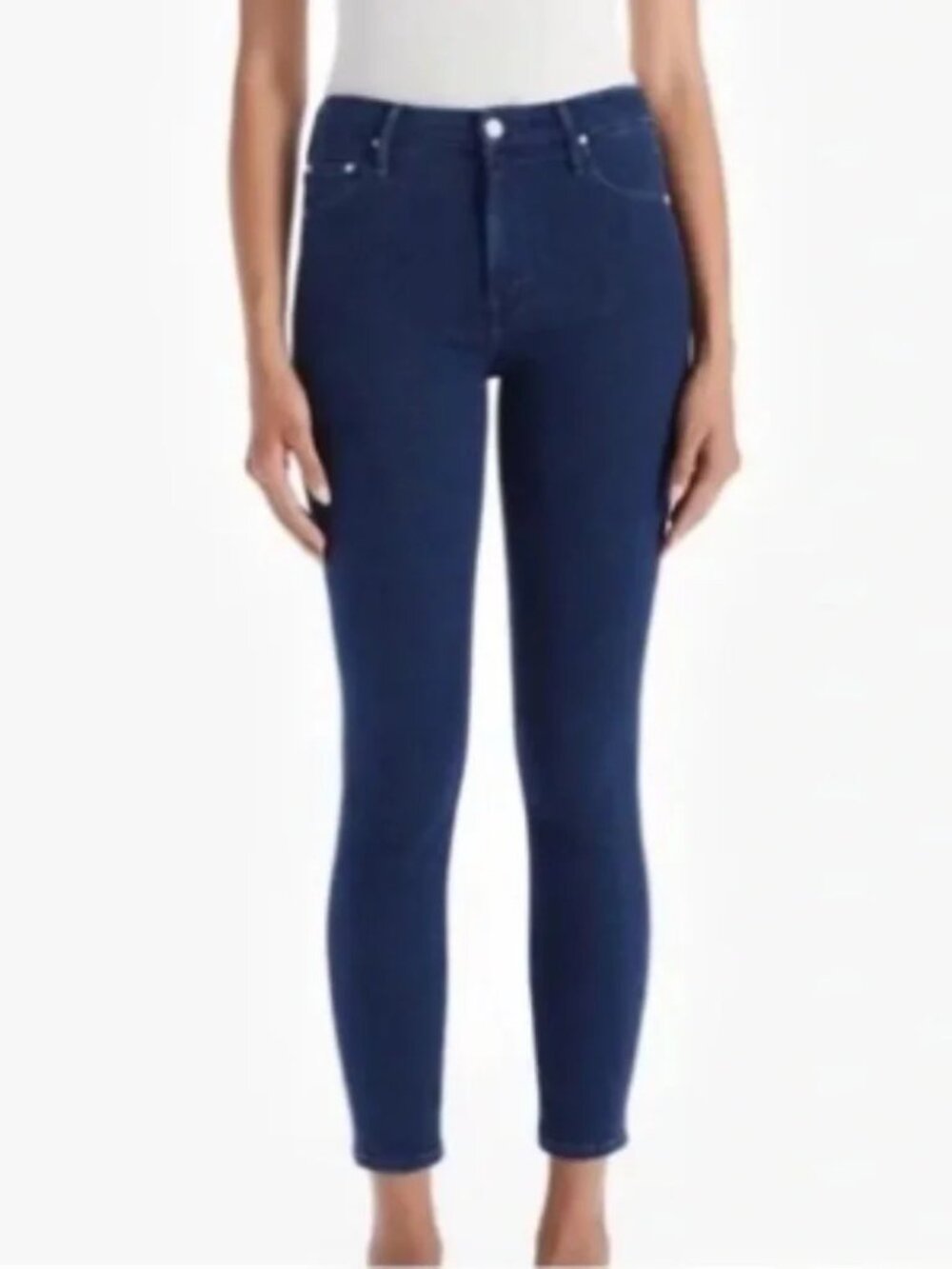 MOTHER | High Waisted Looker Ankle Jeans in Here Nor There Wash | Size 27